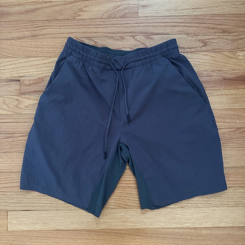 Worn once Lululemon grey 7” workout shorts